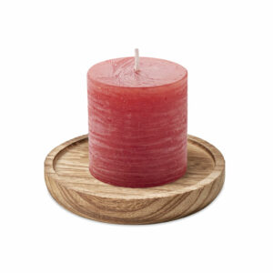 Bougeoir rond avec bougie Pentas – vue 3