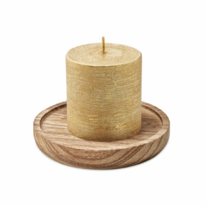 Bougeoir rond avec bougie Pentas – vue 4