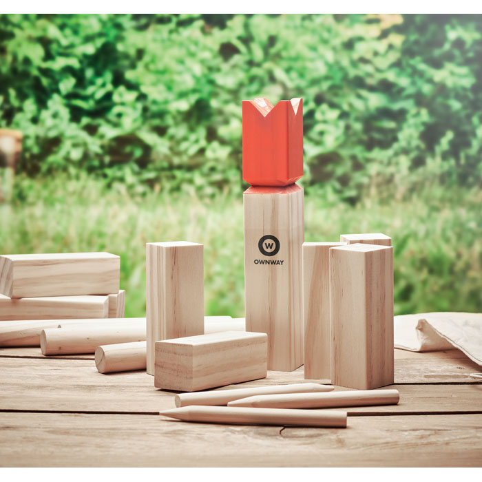 Jeu de lancer en bois de pin King Jeu de lancer en bois de pin King – vue 2