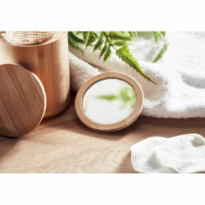 Miroir de poche en bambou Malay – vue 2