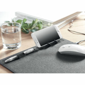 Tapis de souris RPET chargeur 15W Superpad – vue 2