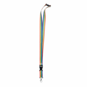 Lanyard en RPET arc-en-ciel Bowyard