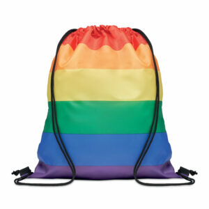 Sac à cordon arc-en-ciel RPET Bow
