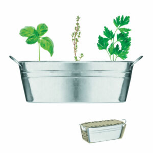 Bac en zinc & herbes aromatique Mix Seeds