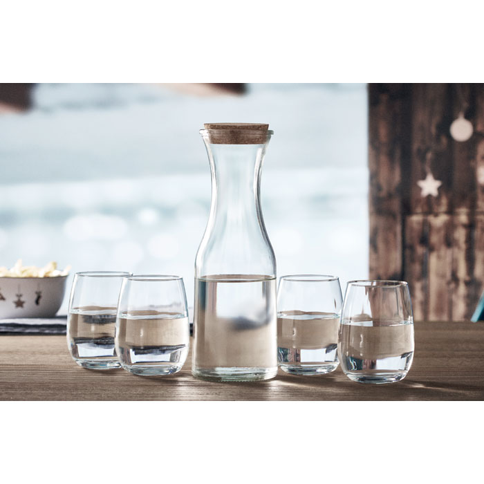 Carafe en verre recyclé 1L Picca Carafe en verre recyclé 1L Picca – vue 2