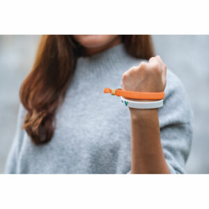Bracelet en polyester RPET Fiesta – vue 2