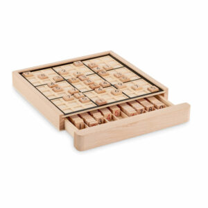 Jeu de plateau en bois Sudoku