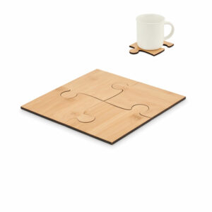 Lot de 4 sous-verres puzzle Lepy