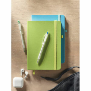 Carnet A5 ligné en PU recyclé Arpu – vue 2
