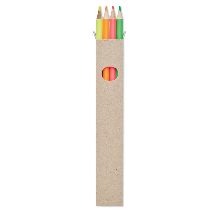 4 crayons surligneurs dans une Bowy 4 crayons surligneurs dans une Bowy