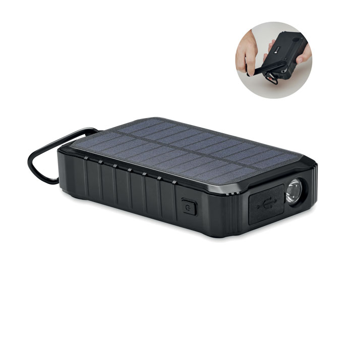 Powerbank solaire à dynamo 8000 mA Dya Powerbank solaire à dynamo 8000 mA Dya