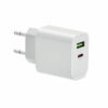 Chargeur 18W 2 ports, prise UE Port