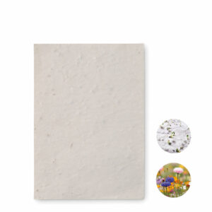 Papier A6 graines de fleurs Asido