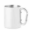 Mug en métal anse mousqueton Arom