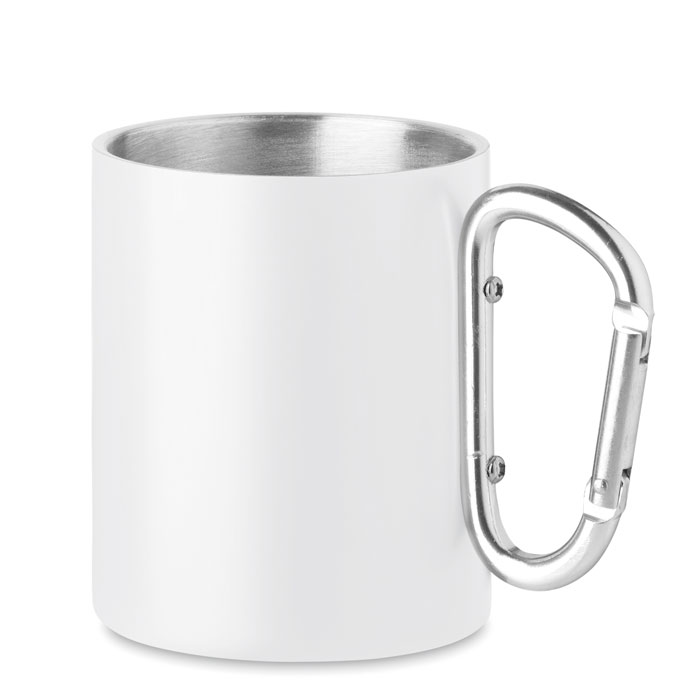 Mug en métal anse mousqueton Arom Mug en métal anse mousqueton Arom