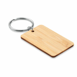 Porte-clés rectangulaire bambou Angleboo