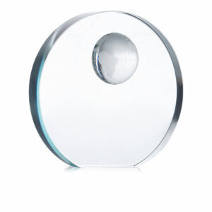 Trophée globe en verre Mondal