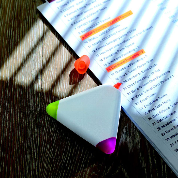 Surligneur 3 coul.triangulaire Triangulo Surligneur 3 coul.triangulaire Triangulo – vue 2