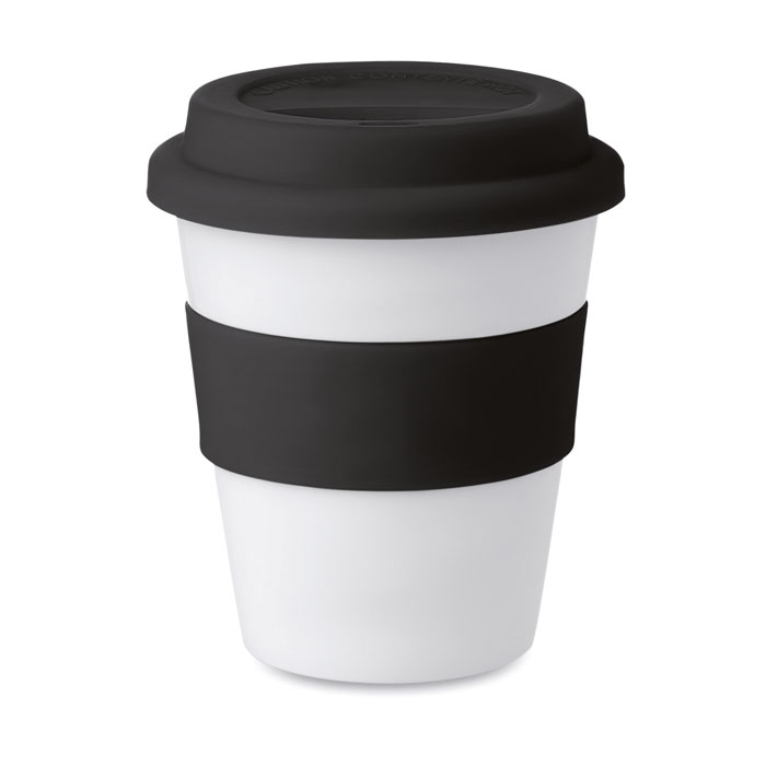 Gobelet PP, couvercle silicone Astoria Gobelet PP, couvercle silicone Astoria