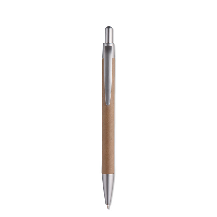 Stylo bille avec corps en cart Pushton Stylo bille avec corps en cart Pushton