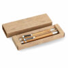 Coffret stylo et crayon en bam Bambooset