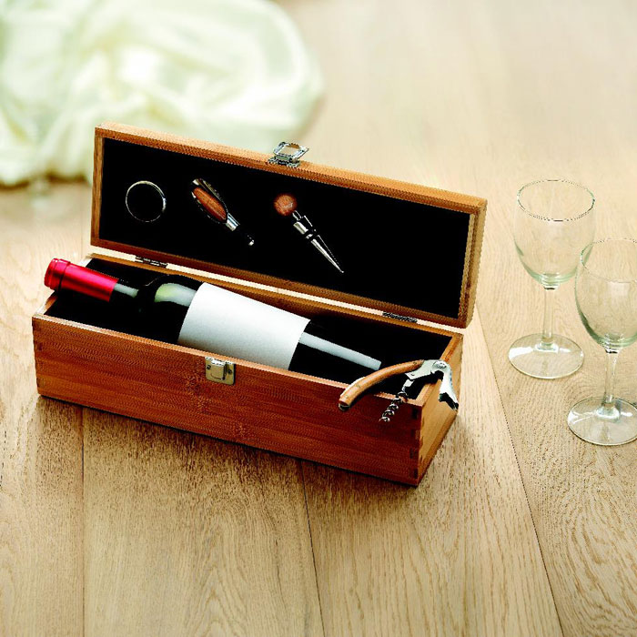 Set à vin en bambou Tardor Set à vin en bambou Tardor – vue 2