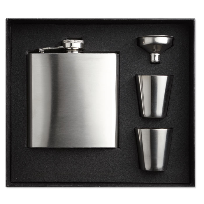 Flacon de poche avec gobelets Slimmy Flask Set Flacon de poche avec gobelets Slimmy Flask Set