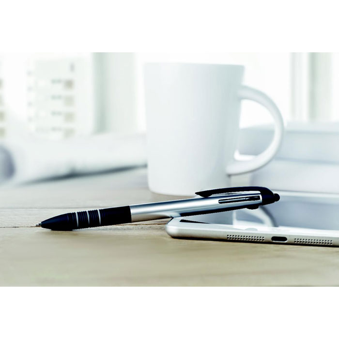 Stylo bille stylet 3 couleurs Multipen Stylo bille stylet 3 couleurs Multipen – vue 2