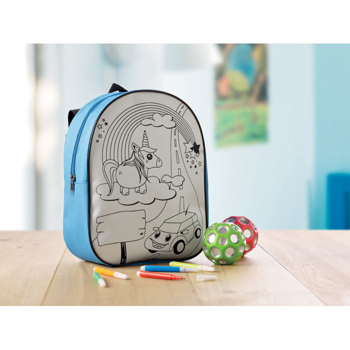Sac à dos à colorier en 600D Backsketchy Sac à dos à colorier en 600D Backsketchy – vue 2