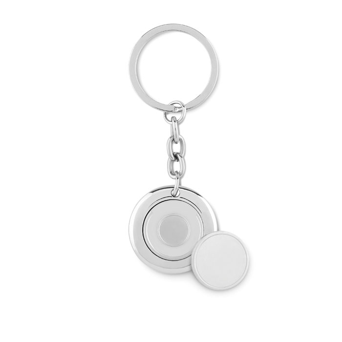 Porte-clés avec jeton aimanté Flat Ring Porte-clés avec jeton aimanté Flat Ring
