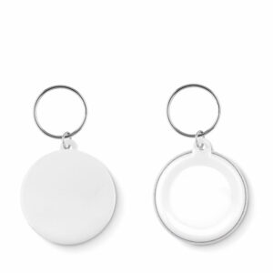 Porte-clés en métal insert papier Pin Key