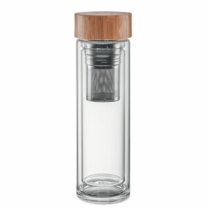 Gourde double paroi verre 420ml Batumi Glass