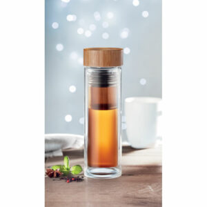 Gourde double paroi verre 420ml Batumi Glass – vue 2
