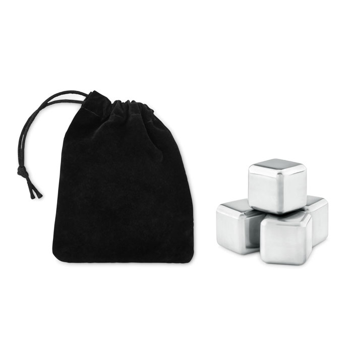Set 4 glaçons en acier inox Icy Set 4 glaçons en acier inox Icy