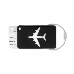 Etiquette à bagage en aluminium Fly Tag