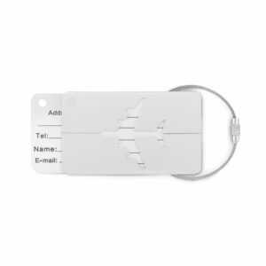 Etiquette à bagage en aluminium Fly Tag – vue 2