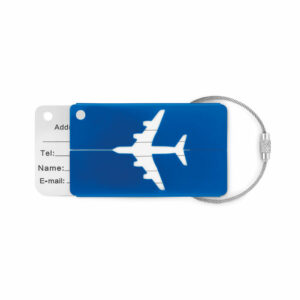 Etiquette à bagage en aluminium Fly Tag – vue 3