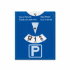 Carte de stationnement en PVC. Parkcard