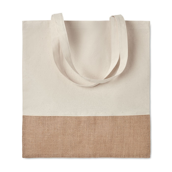 Sac à provisions avec jute. India Tote Sac à provisions avec jute. India Tote