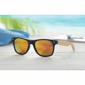 Lunettes de soleil en bambou. California Touch – vue 2