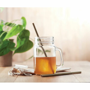 Paille bambou avec brosse. Natural Straw – vue 2