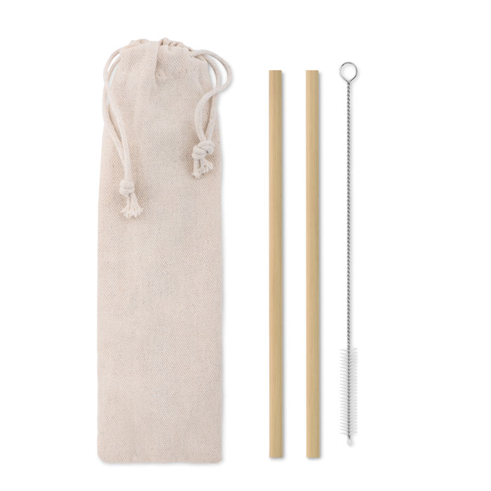 Paille bambou avec brosse. Natural Straw Paille bambou avec brosse. Natural Straw