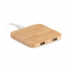 Chargeur sans fil en bambou Cuadro