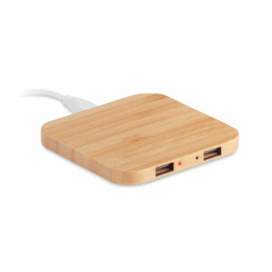 Chargeur sans fil en bambou Cuadro