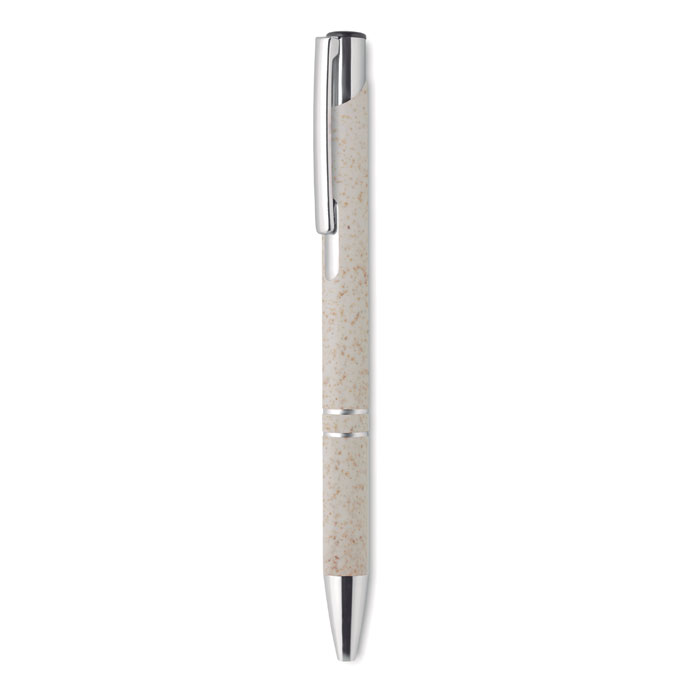 Stylo poussoir blé paille ABS Bern Pecas Stylo poussoir blé paille ABS Bern Pecas – vue 2