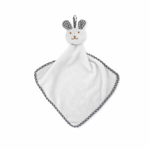 Serviette lapin en peluche Hug Me
