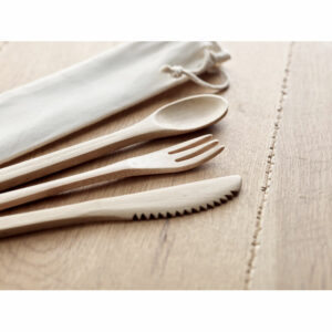 Set de couverts en bambou Setboo – vue 2