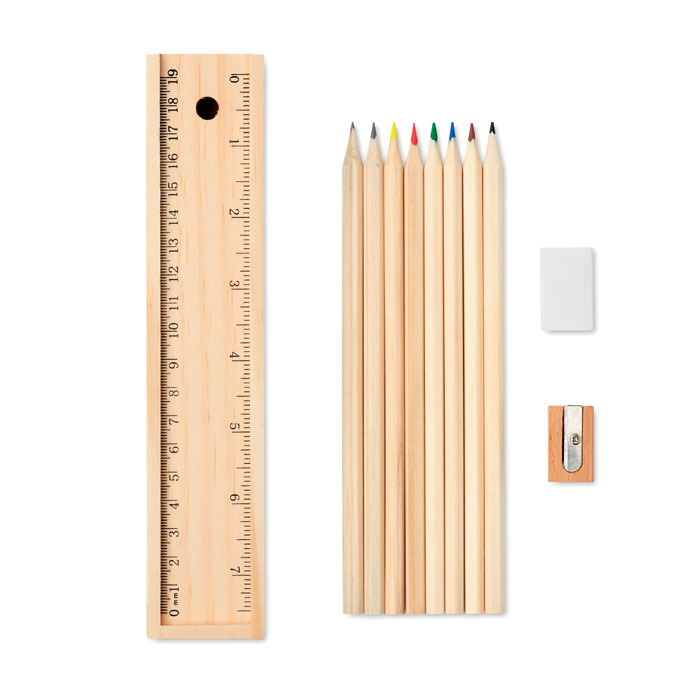 Set de 12 crayons en bois Todo Set Set de 12 crayons en bois Todo Set