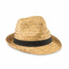 Chapeau en paille naturelle Montevideo