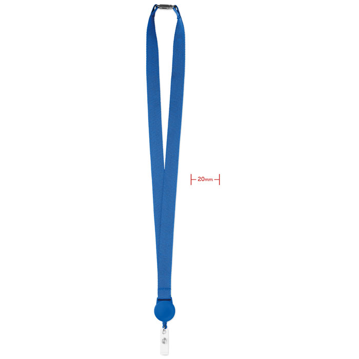 Lanyard avec badge extensible Zip Lanyard Lanyard avec badge extensible Zip Lanyard – vue 3